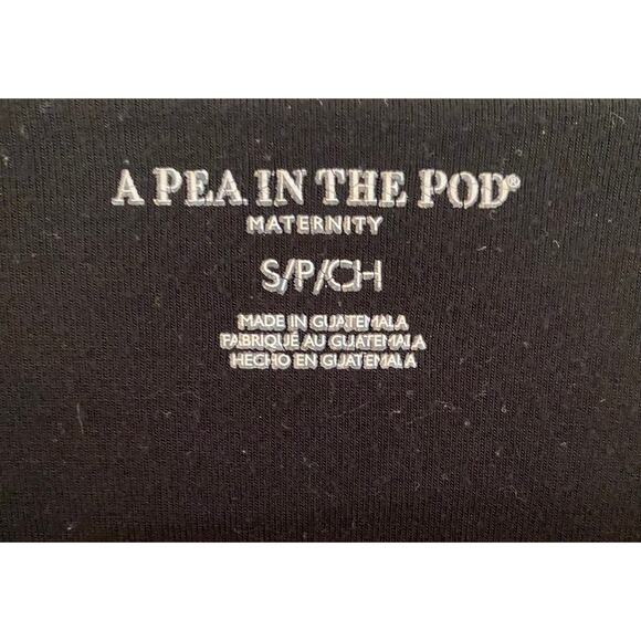 EUC Pea In The Pod Maternity Midi Black Dress Size S - Picture 4 of 5